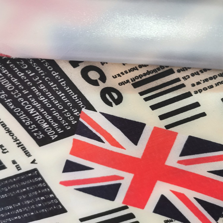 The color tin printing series of printed newspapers are in stock and widely applicable to the outer packaging fabrics of bags, cosmetic bags, handbags, etc detail image 7