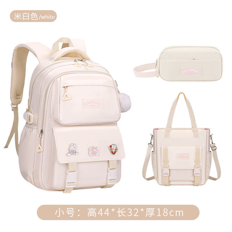 Mochila beige + bolsa de pluma + bolsa de recuperación grado 1 - 4
