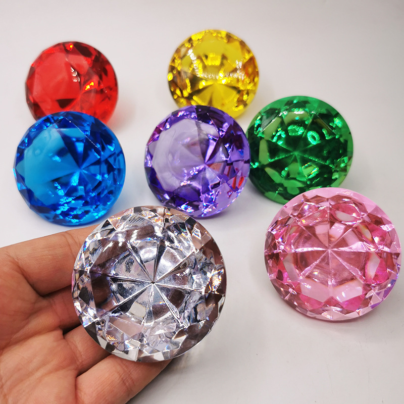 60mm Crystal Oversized Diamond Birthday Gift Girl's Heart Crafts Decorative Ornaments Cool New Year Children's Gift 60mm Crystal Oversized Diamond Birthday Gift Girl's Heart Crafts Decorative Ornaments Cool New Year Children's Gift