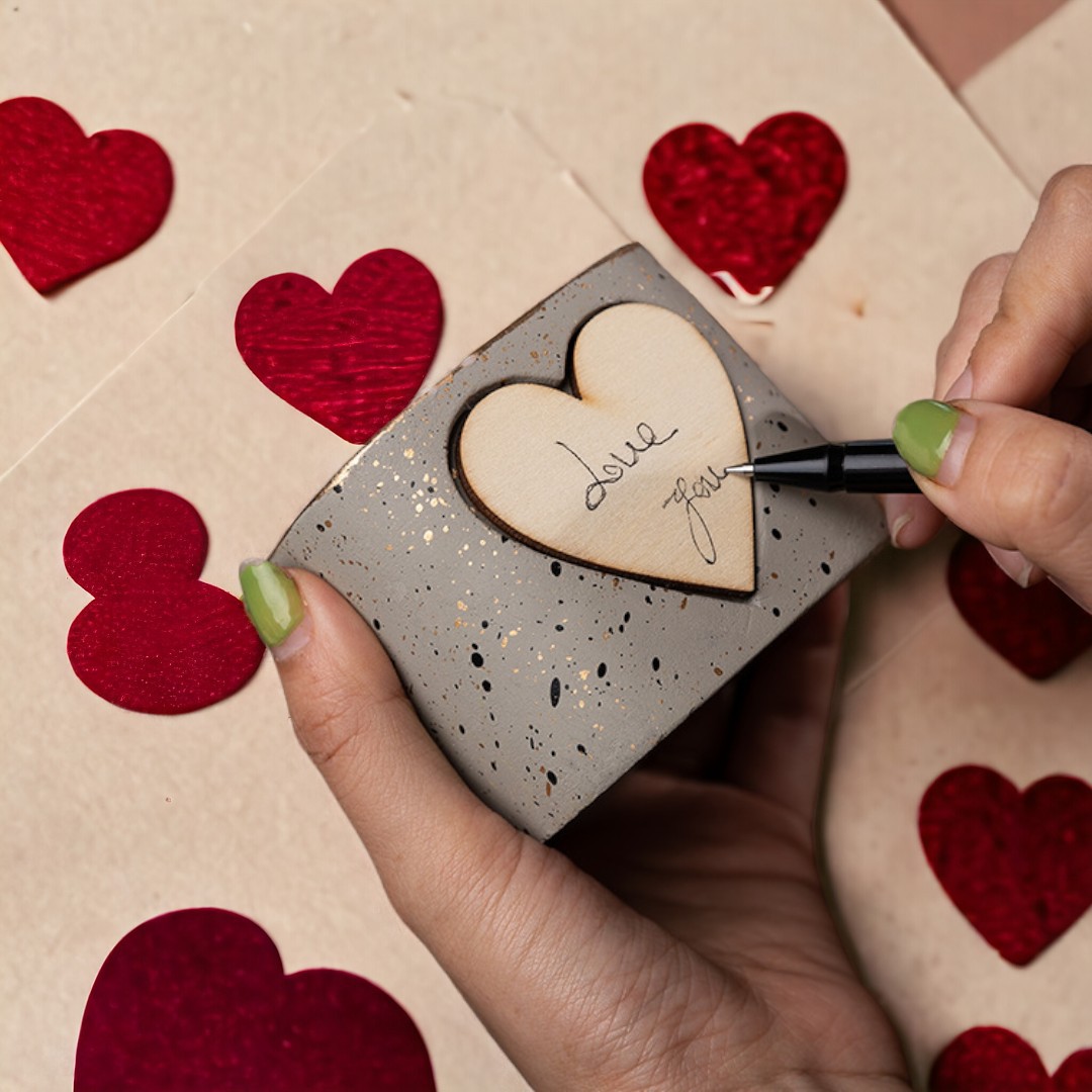 Fragancia cera de soja cemento Copa aromaterapia vela hogar taza cumpleaños transfronteriza decoración creativa al por mayor regalo de mano de pareja de boda