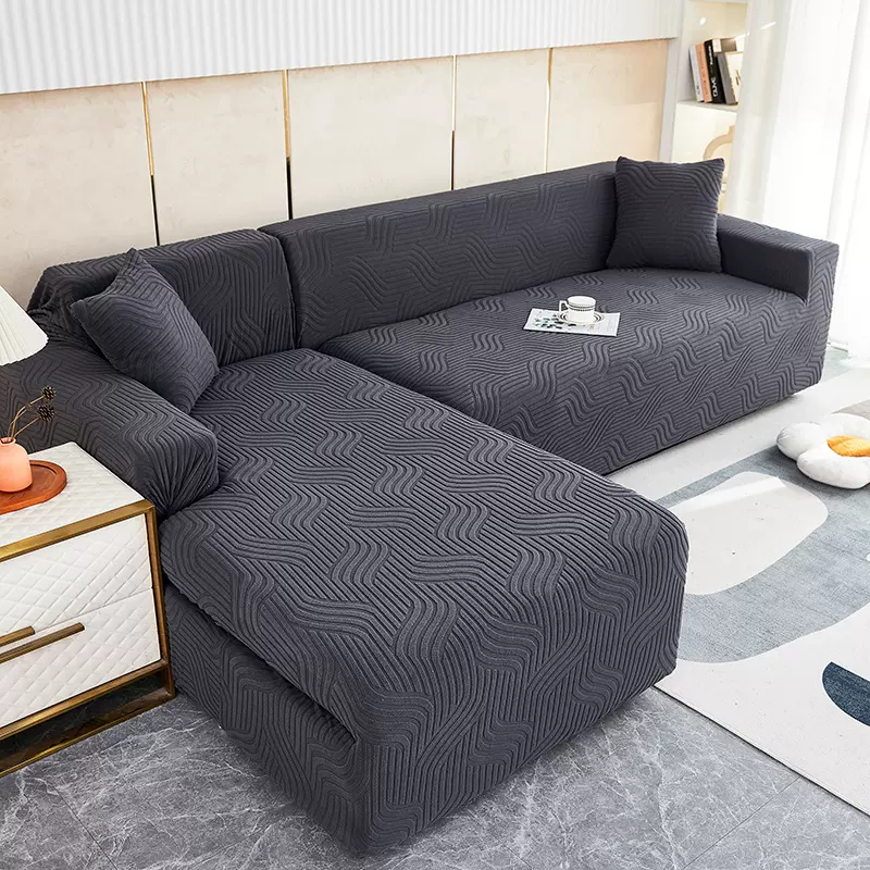 春夏新款立体提花沙发套 懒人沙发防尘沙发巾现代简约沙发罩批发