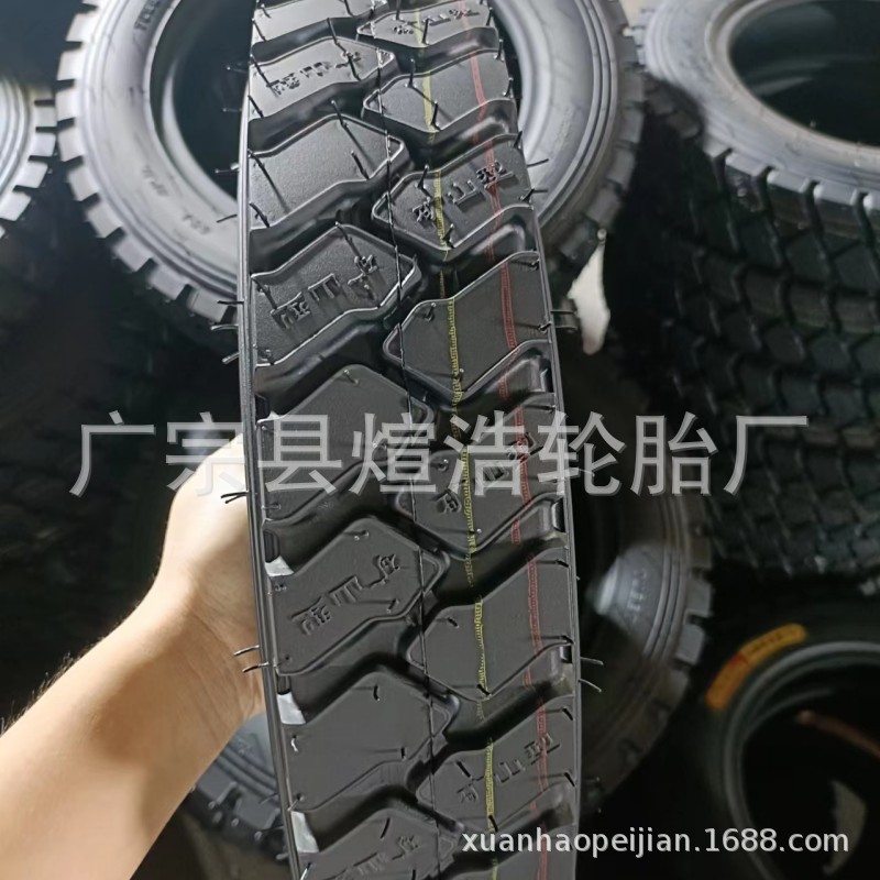 4.00-12电动三轮车轮胎平顶胎全新加厚高耐磨工厂直销轮胎
