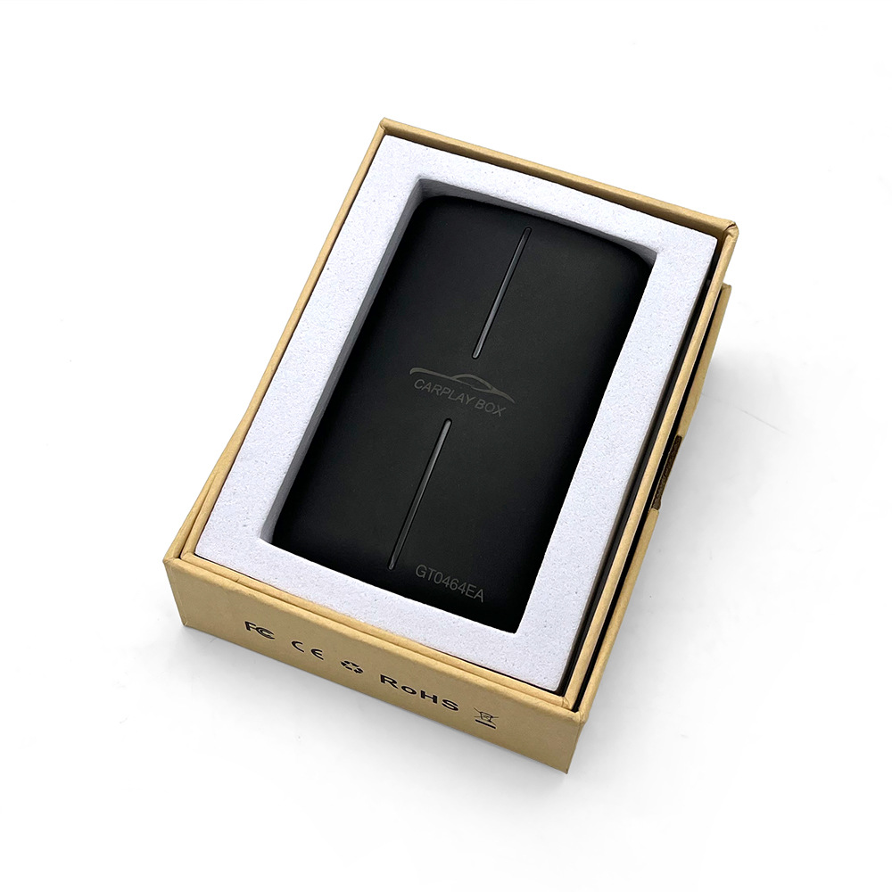 La CAJA original de Android DE LA CAJA de Carplay AI del coche ató con alambre a carplay inalámbrico Android GPS auto