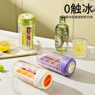 Customized Twisted Ice Cube Mold New Homemade Ice Cube Ice Cup Household Multi-Functional Large-Capacity Ice Cube Box for Bartending