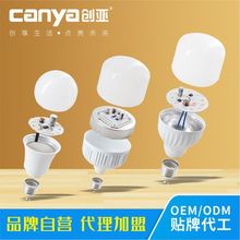 LED球泡灯散件全套T泡跨境贸易出口方案DOB光源板灯泡skd配件批发