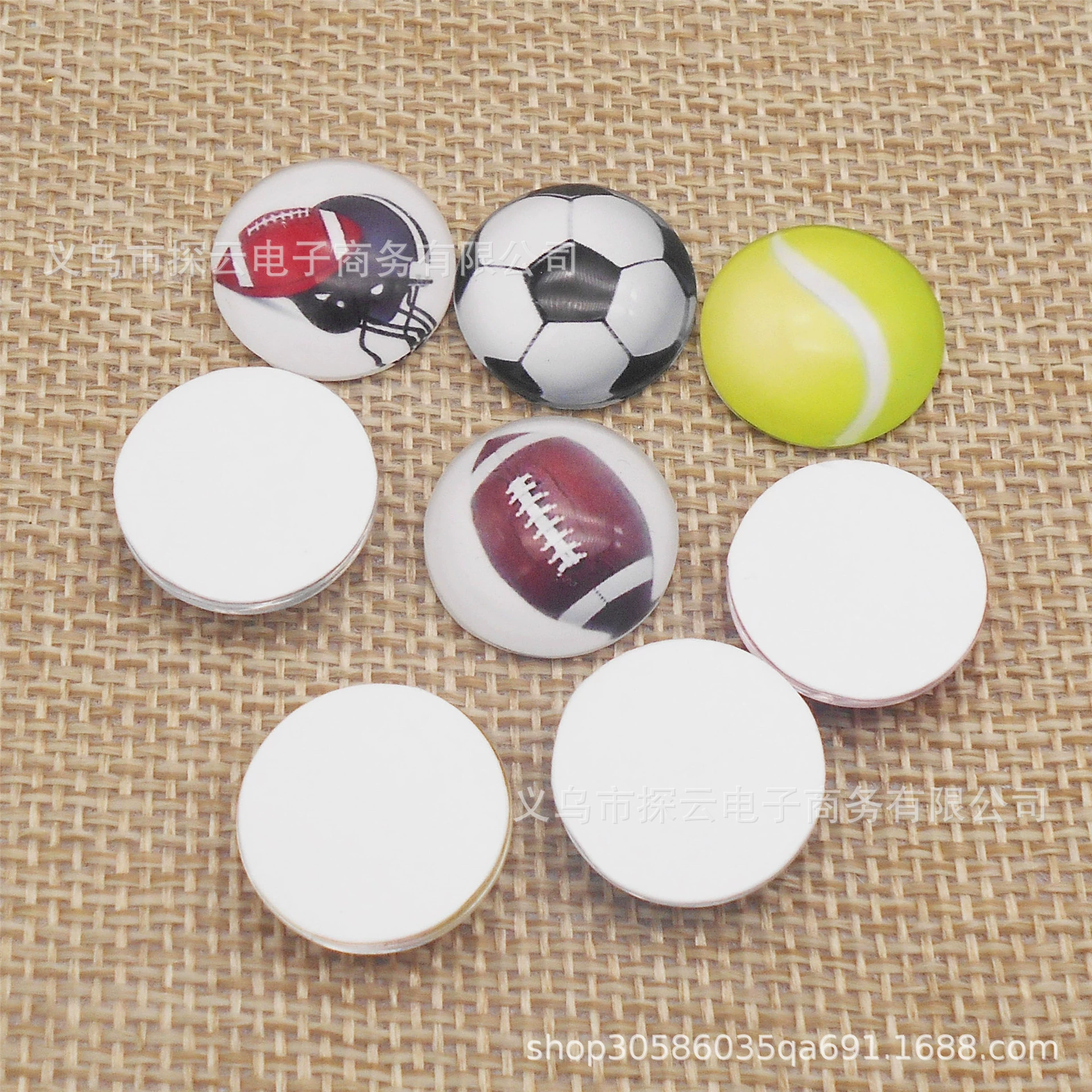 Round glass ball, accessory, decorations, material, handmade, with gem