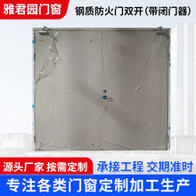 双开钢质防火门（带闭门器）公共场所消防安全门工程钢质防火门