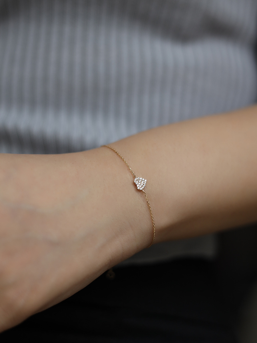 Daily Occasion 925 Sterling Silver Material 925 Sterling Silver Cable Chain Bracelets Basic Simple Style