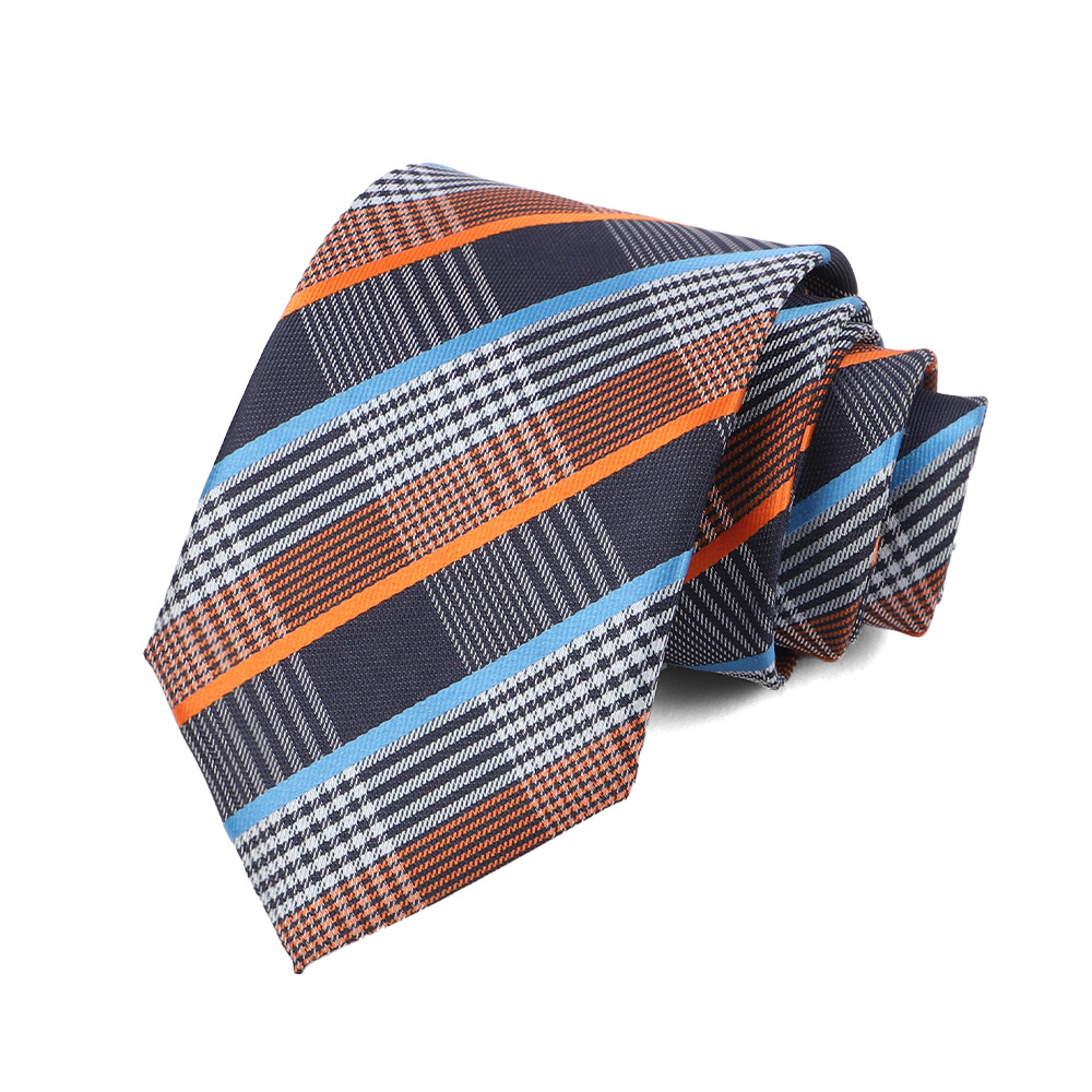 Corbata de hombre 8cm para hombre, bordado jacquard de alta calidad para hombre, corbata de negocios, corbata de seda de poliéster, fábrica al por mayor