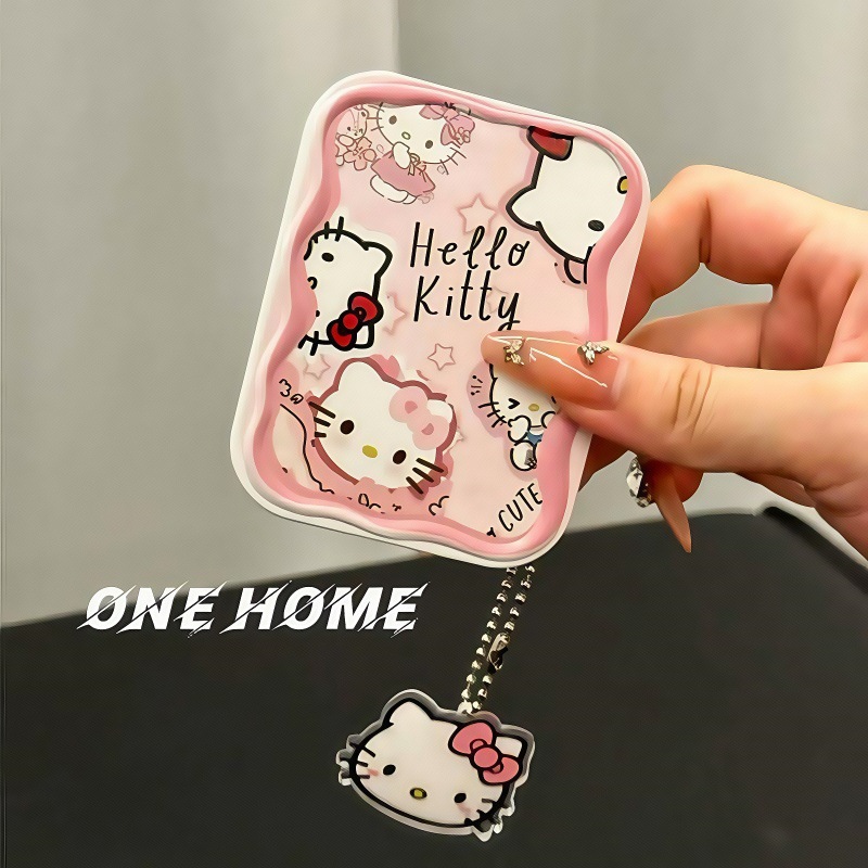 Hello Kitty, Japanese handheld folding cute mirror for students