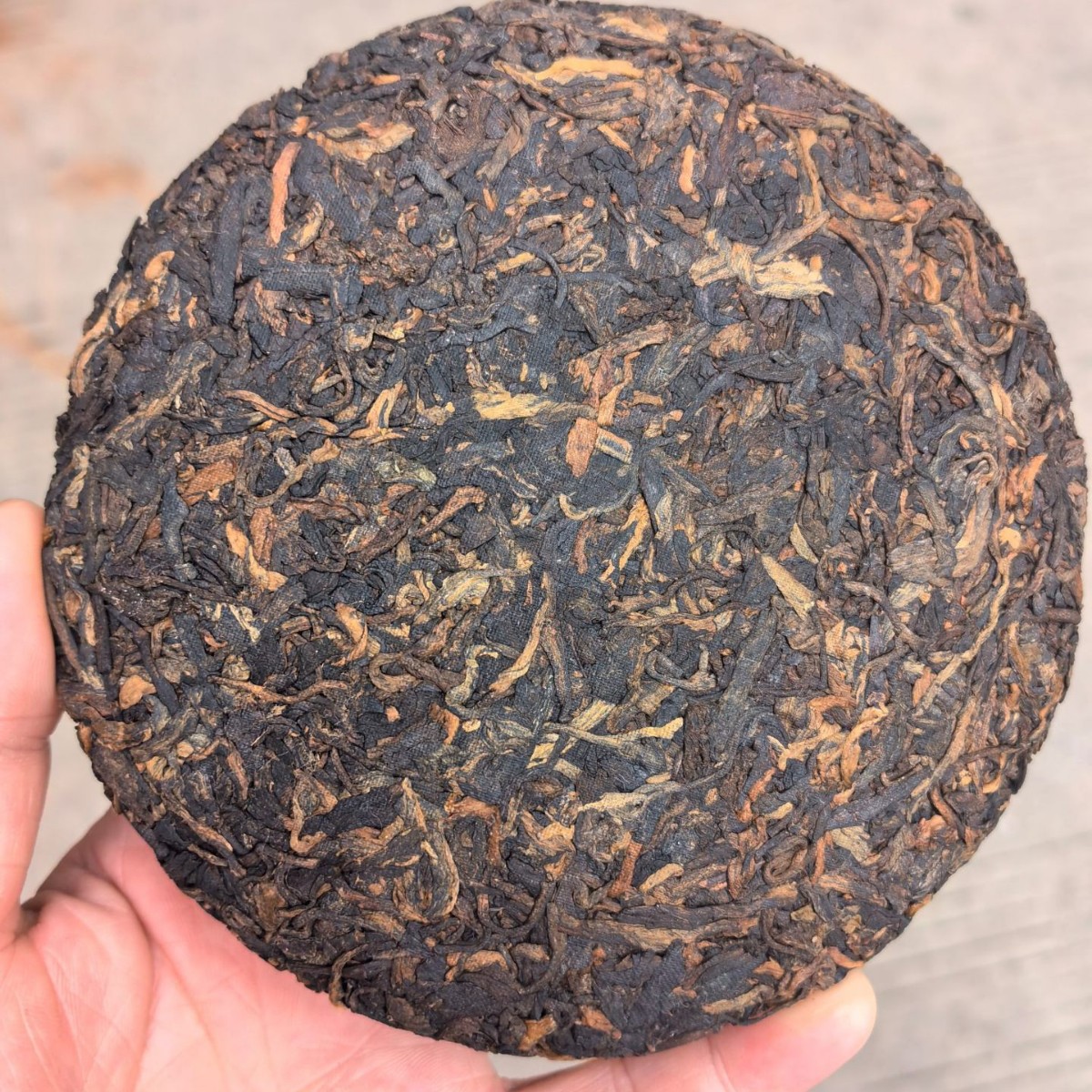 云南七子饼红印班章熟饼茶 200克汤质饱满 陈香回甜 普洱茶厂