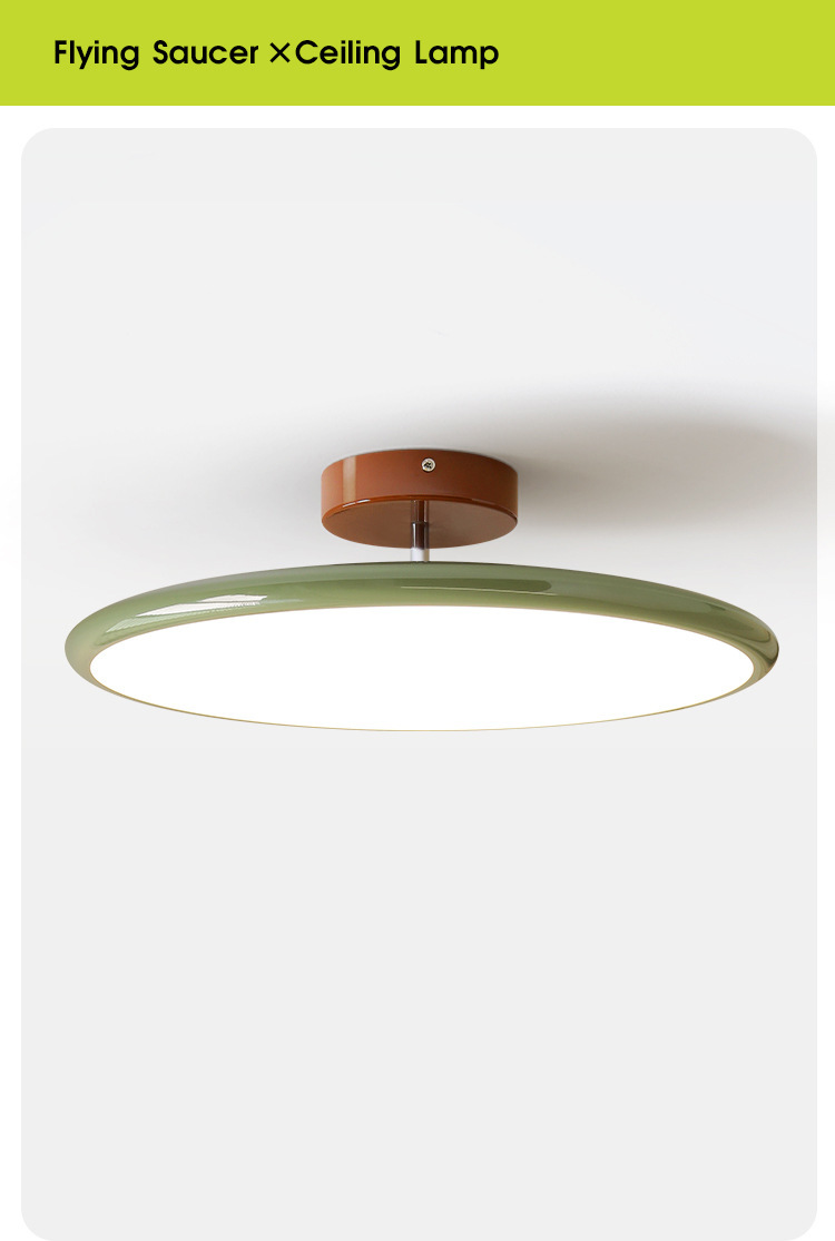 Nordic LED Schlafzimmer Decke Lampe Dimmbare Runde Decke Lampe Für Wohnzimmer Küche Wohnkultur Bunte Decke Montiert Beleuchtung – Detail 1