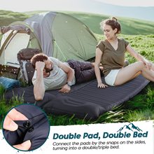 跨境亚马逊新款自动充气床垫双人单人简易户外加厚充气床工厂定制