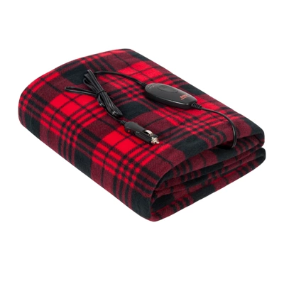 car electric blanket, Other Automotive Interior Supplies - red-black-plaid-burberry