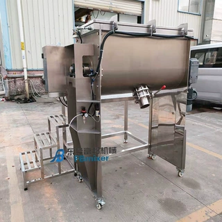 供应石家庄搅拌机设备2000L螺带混合机干粉猪饲料批量混合产线