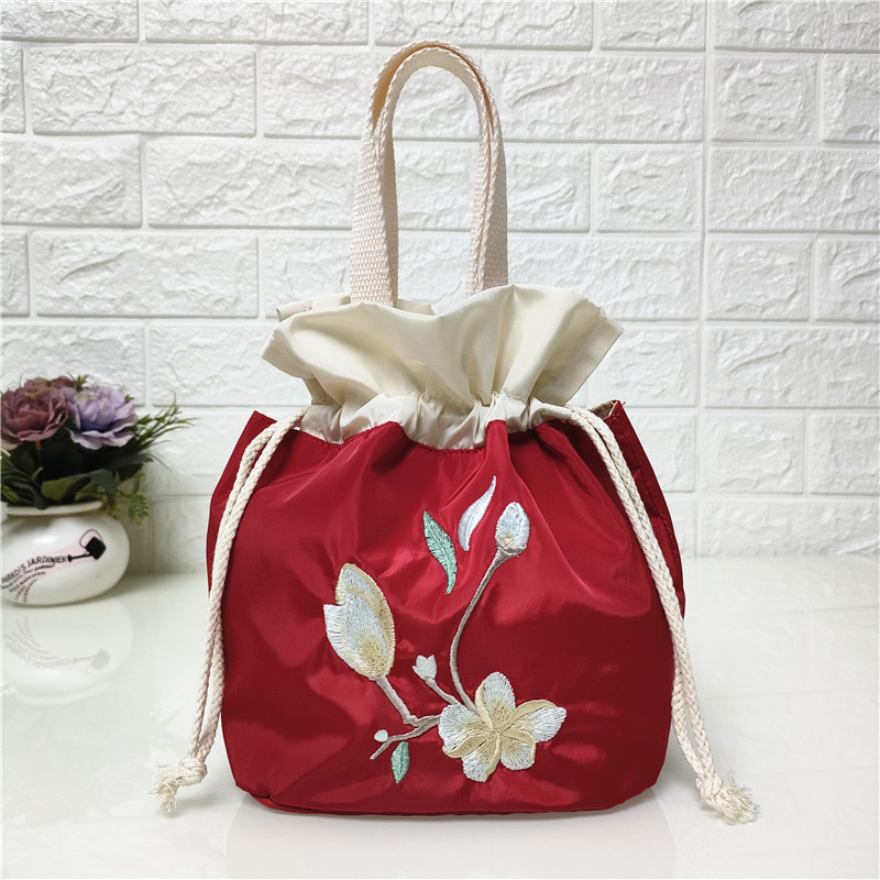 Empalmado bordado de Seiko rojo brillante