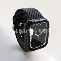 適用蘋果8保護殼iwatch6/7手錶保護套蘋果手錶殼套裝亞馬遜