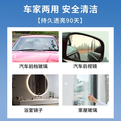 Glass agent – wiper foam oil film
