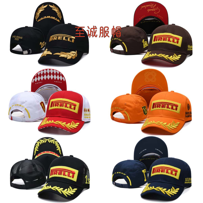 Cross-Border Zhang Xue Motorcycle Hat F1 Racing Hat Logo Hat European and American Motorcycle League Embroidered Curved Brim Sun Protection Hat