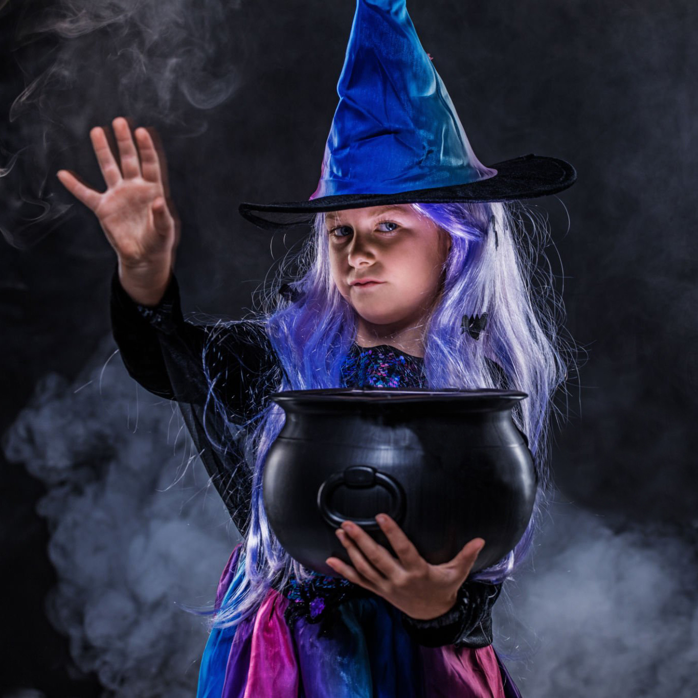 Transfronterizos barril de bruja de Halloween barril de caramelo de Halloween decoración de baile barril negro barril de bruja de niños