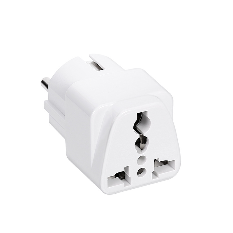 Enchufe de conversión estándar alemán Enchufe de viaje europeo Enchufe de múltiples funciones estándar europeo Francés Corea del Sur Enchufe ruso Cobre