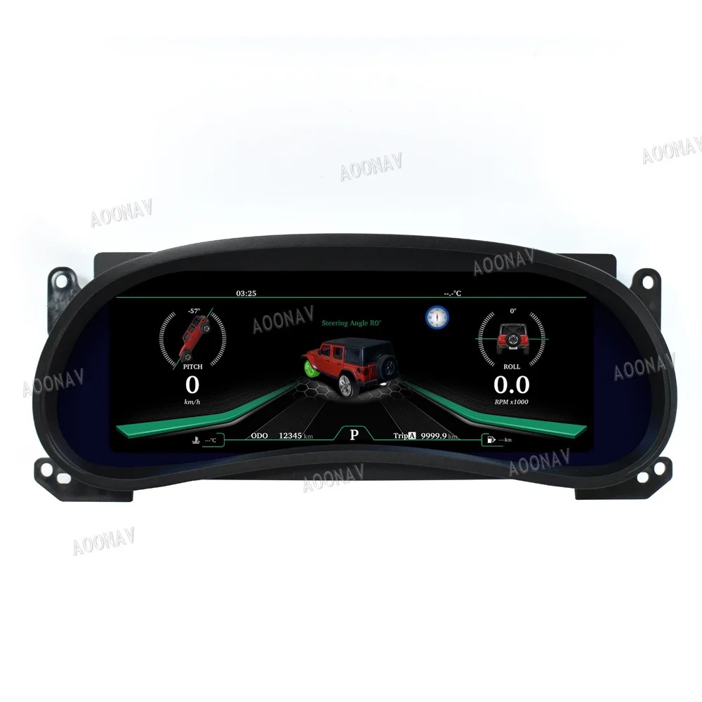 Suitable for Jeep Wrangler Jk Smart Lcd Dashboard Display Cockpit Speed Digital Display