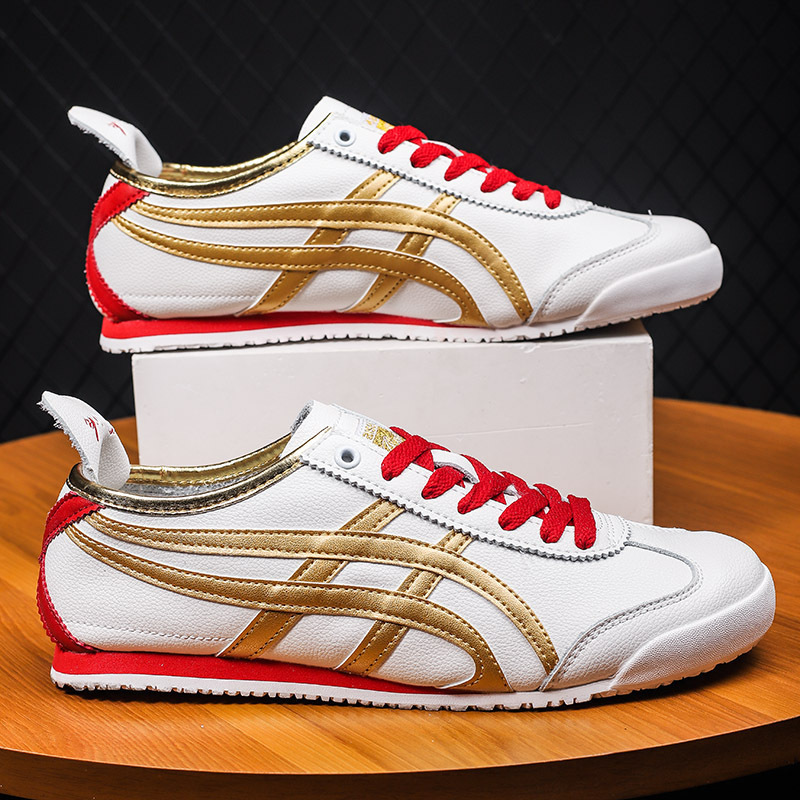 Autumn New Style First-Layer Cowhide Forrest Gump Shoes, Fashionable and Versatile Sports Casual Sneakers, Comfortable White Shoes for Couples Autumn New Style First-Layer Cowhide Forrest Gump Shoes, Fashionable and Versatile Sports Casual Sneakers, Comfortable White Shoes for Couples