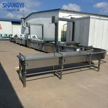 潮汕牛肉丸加工设备火锅丸子加工流水线肉丸成型水煮冷却线