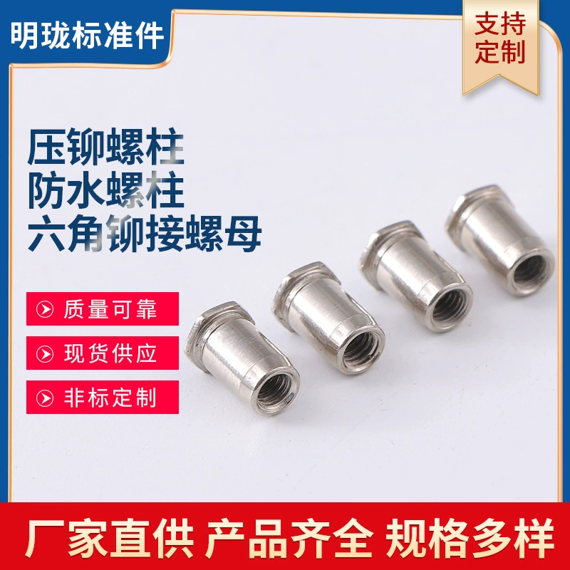 Заводское производство 304 нержавеющая сталь заклепки Шпильки шкаф коробка Шкаф Водонепроницаемый шпильки шестиугольная Заклепка гайка