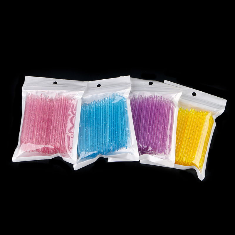 Transfronterizo nuevo 75MM clavo de cristal palo de pegamento palo de punto taladro palo de uñas desgaste palo de cristal de uñas 100 unids/