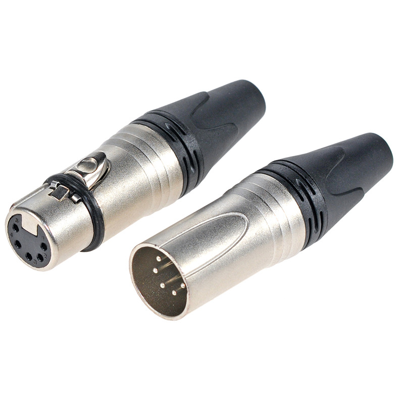 Cabeza de cañón de audio HF enchufe de alimentación iluminación de escenario pantalla micrófono XLR equilibrio image 11