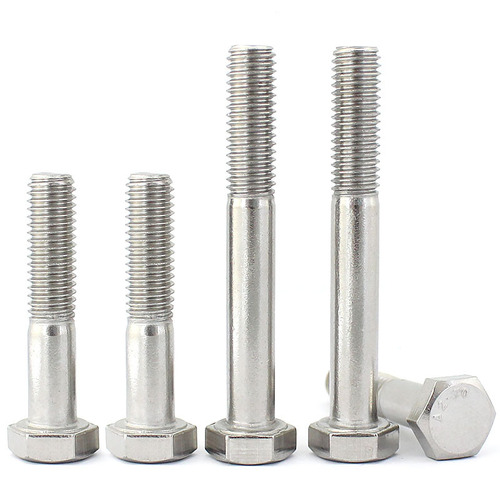 316 stainless steel hexagonal head screws half-thread external hexagonal bolts M6M8M10M12-M20 hexagonal extension screws
