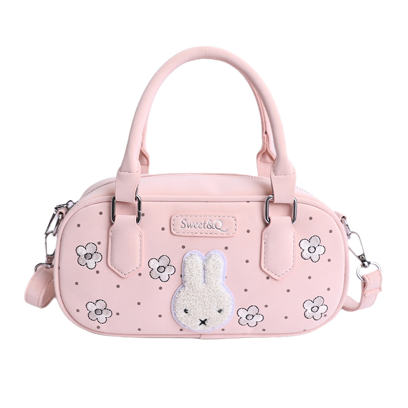 Dolce flor pequeña bolsa de Boston para mujeres 2026 nuevo bolso de mochila portátil bolso de almohada diario bolso de viaje de moda