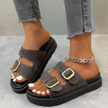 G 68465 Thick Sole Retro tock Sandals ŷ���羳����ѷ����ͨ��