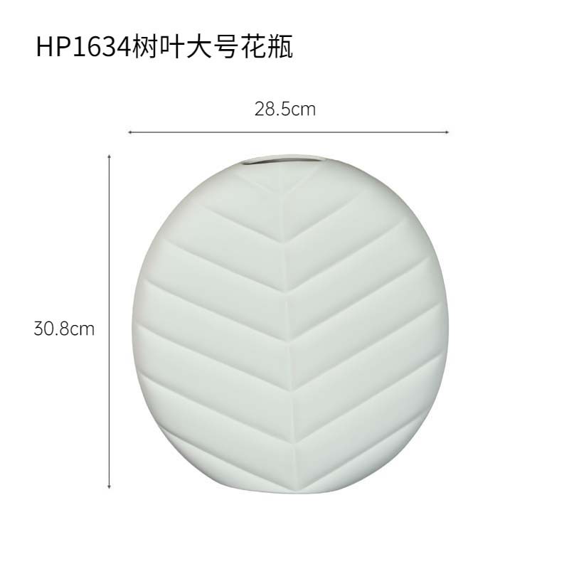 Flores de cerámica de hojas blancas en el viento de alto valor decorativo floral decoración de la sala de estar ornamentos de arte vasos de flores al por mayor