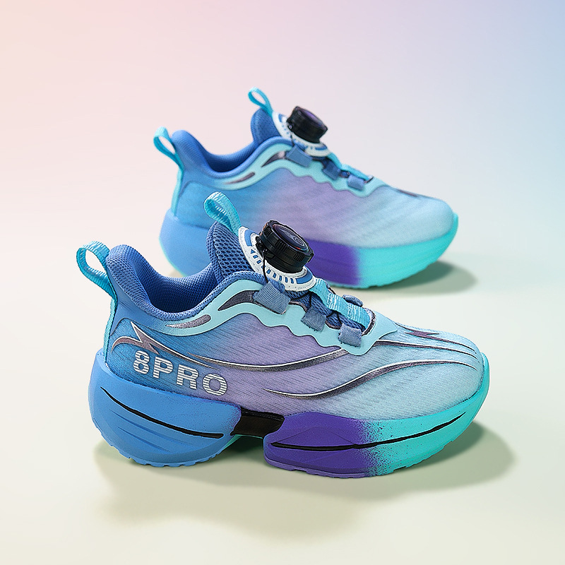 Zapatos de running para niños de conejo rojo primavera nuevos zapatos de deporte de malla transpirable para niños zapatos de running casuales antideslizantes para estudiantes