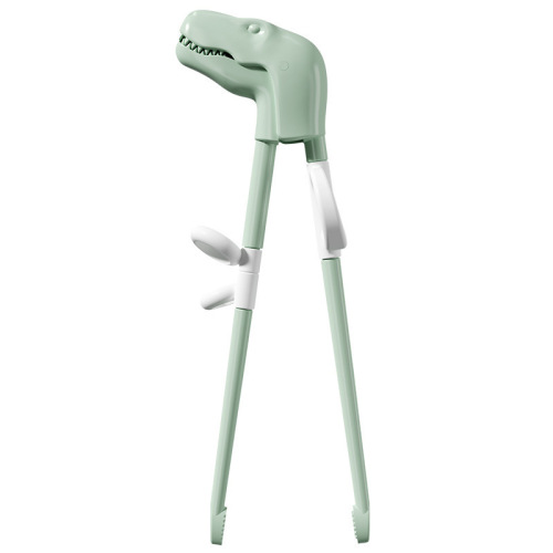  Dinosaur children learning chopsticks cartoon training chopsticks for boys and girls 3-year-old baby two- and three-stage training device for eating