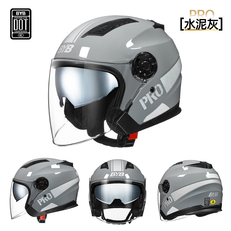 Motuoche – Motorcycle Helmet Electric Motosiklet kaskı (dəbilqə) - gray