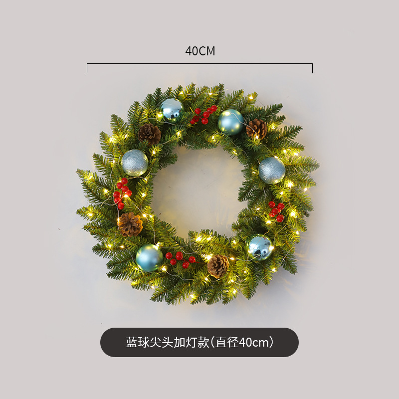 Cabeza puntiaguda de bola azul más tipo de lámpara (diámetro 40cm)