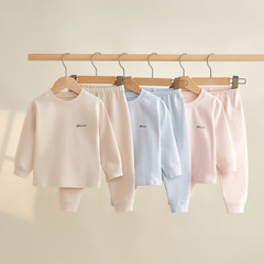 Boys' Autumn Top and Bottom Set / Girls' Cotton Children's Long-Sleeved Underwear and Pants / Baby Clothes for Toddlers / Winter Sleepwear
