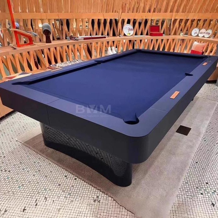 Mesa de billar de lujo ligero Casa comercial Casa de lujo Villa Mesa de billar de alta gama American Black Eight Face Nine Ball Factory Ventas directas