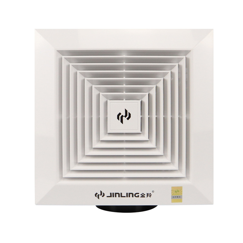 金羚8/10/12寸吊頂管道吸頂排氣扇浴室廚房強力天花換氣抽風機P7A