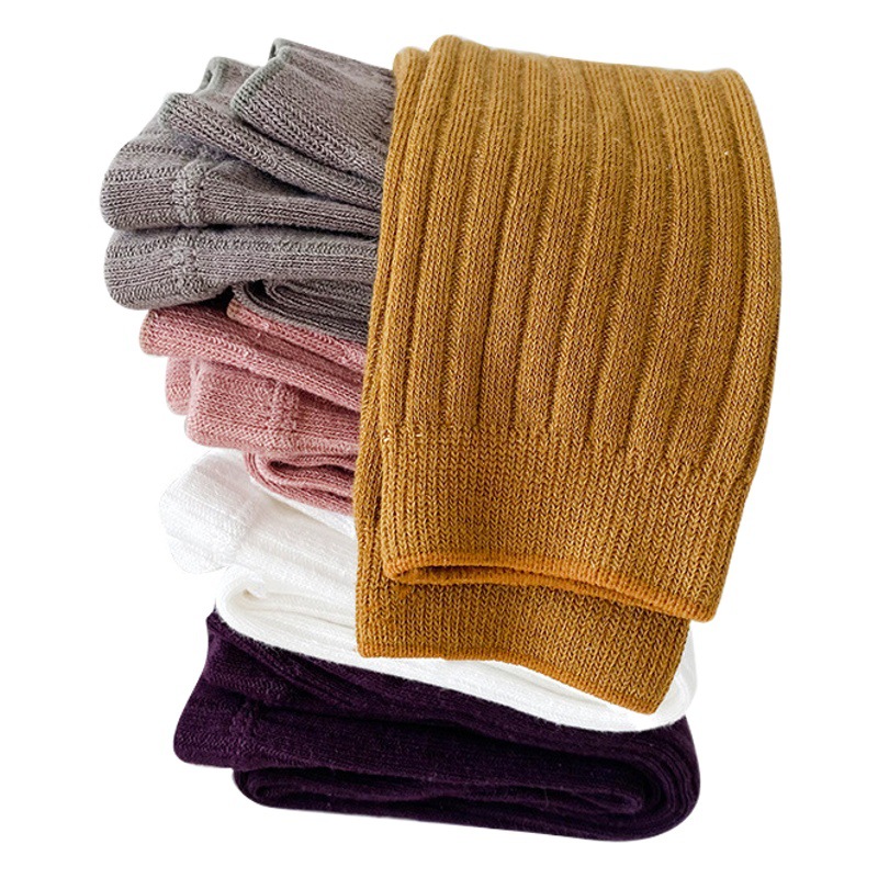 Primavera y otoño de las niñas transfronterizas nuevas pantimedias elásticas para Bebés Ropa exterior para niños pantalones casuales coreanos leggings recortados