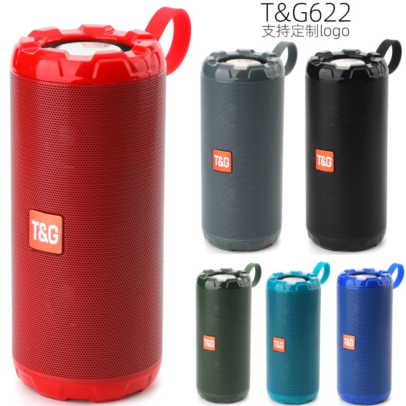 Transfronterizo TG622 altavoz Bluetooth doble altavoz portátil subwoofer regalo de sonido tarjeta de enchufe Bluetooth altavoz pequeño TWS