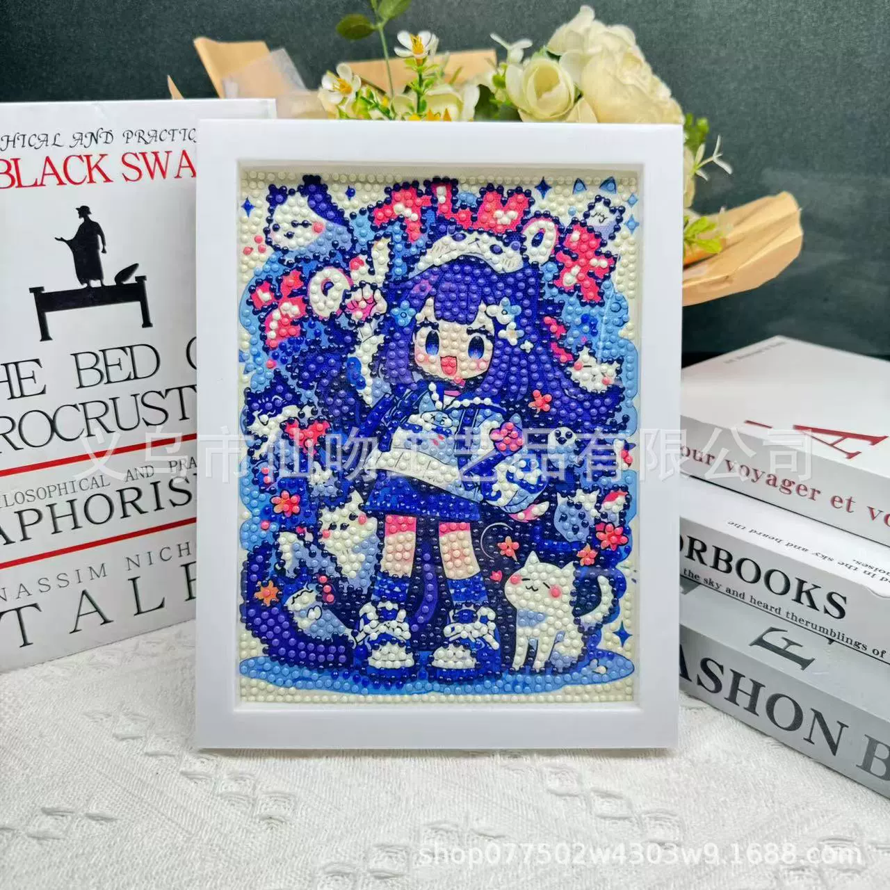 Набор для алмазной живописи Sanrio Kuromi, 17×22 см пластиковая рамка, набор для творчества DIY для детей