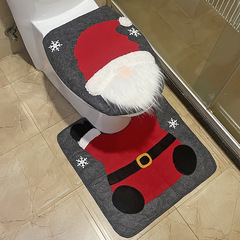2023クリスマス装飾用品小人無顔老人トイレセット