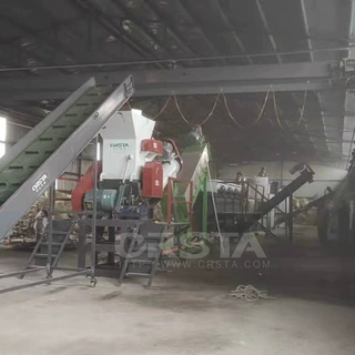PP点滴吊袋废料粉碎清洗利用机_一次性吊袋垃圾回收清洗机