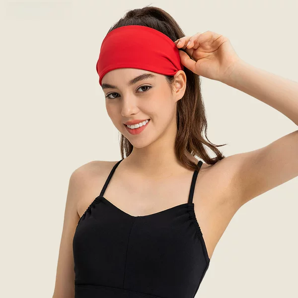 Evrlue New Product Double 6 Zero-Sense High Elastic Breathable Yoga Fitness Sports Headband Sports Headscarf for Women Daw035