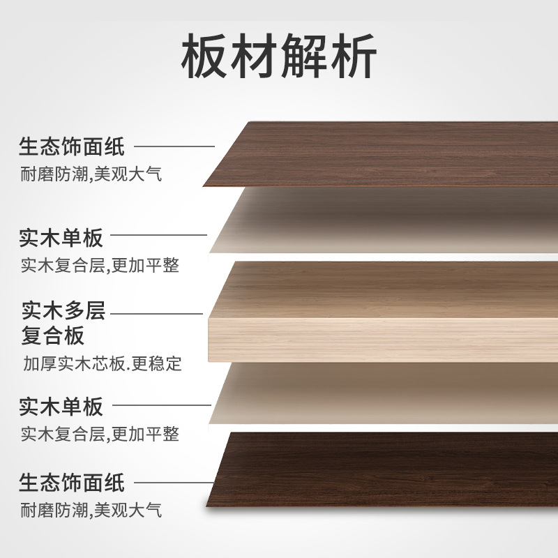 Escritorio de la computadora escritorio oficina en casa Escritorio de jefe simple moderno simple estudiante aprendizaje escritorio madera maciza