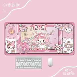 卡通可爱大号硅藻泥鼠标垫电脑桌办公桌台面垫吸水速干桌面垫